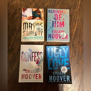 4 Colleen Hoover books